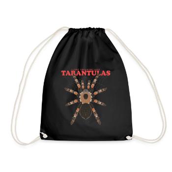 Tarantulas Tarantula Spider Gift - Drawstring Bag - black - Front