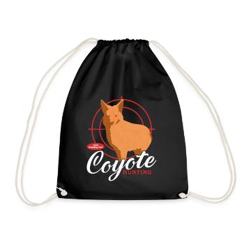 Chasseur Chasse Chasseresse Chasse Permis de Chasse Cadeau - Sac de sport léger - noir - Devant
