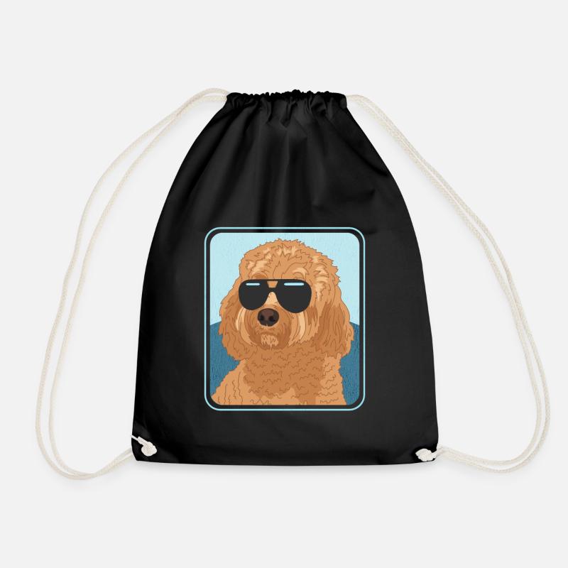 Cavapoo Hunde Hundebesitzer Cavoodle Geschenk - Turnbeutel - Schwarz