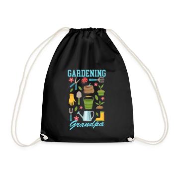 Jardin Jardinage Hobby Jardinier Grand-père Cadeau - Sac de sport léger - noir - Devant