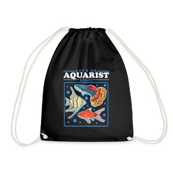 Aquarium Aquariist Aquaristics Ornemental Fish Gift - Sac de sport léger - noir - Devant