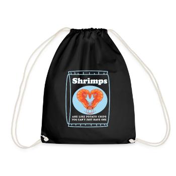 Crab Shrimp Crab Crab Lover Gift - Drawstring Bag - black - Front