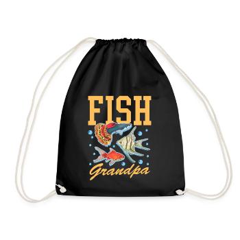 Aquarium Aquariist Aquaristics Grandpa Gift - Sac de sport léger - noir - Devant