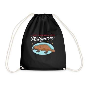 Platypus Platypus Gift - Drawstring Bag - black - Front