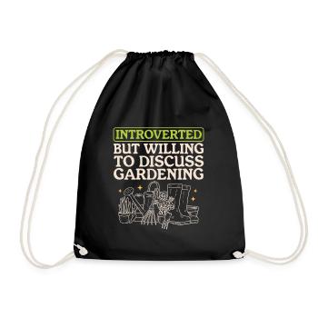Garden Gardener Home Gardener Gardening Gift - Drawstring Bag - black - Front