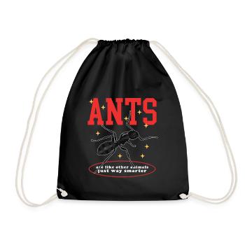 Fourmis Ferme Fourmi Formicarium Cadeau - Sac de sport léger - noir - Devant