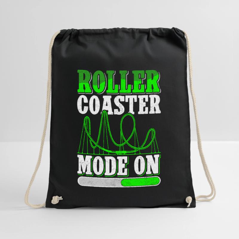 Achterbahn Roller Coaster Rollercoaster Geschenk Turnbeutel