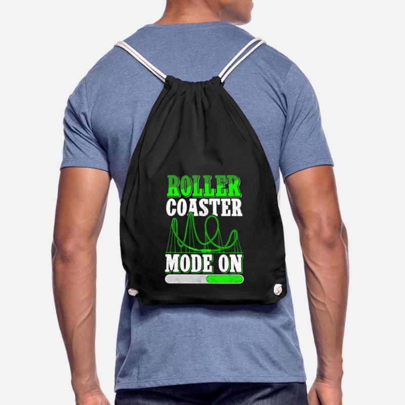 Achterbahn Roller Coaster Rollercoaster Geschenk Turnbeutel