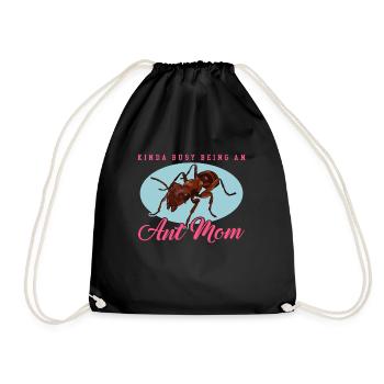 Fourmis maman Formicarium fourmilier ferme cadeau - Sac de sport léger - noir - Devant