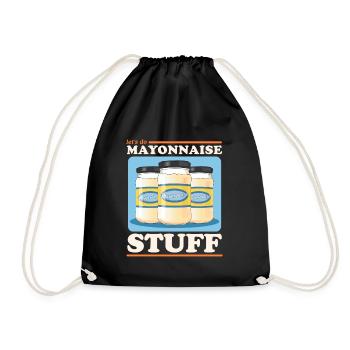 Mayonnaise Mayonnaise Cadeau Délicieux - Sac de sport léger - noir - Devant