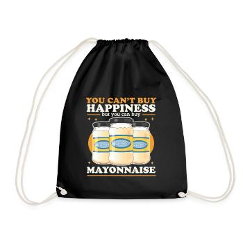 Acheter Mayonnaise Mayo Cadeau - Sac de sport léger - noir - Devant