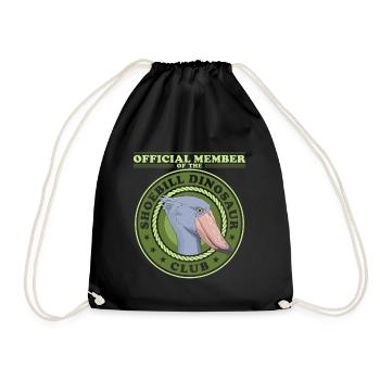 Oiseau bec-en-sabot | Cadeau d’oiseaux bec-en-sabot - Sac de sport léger - noir - Devant