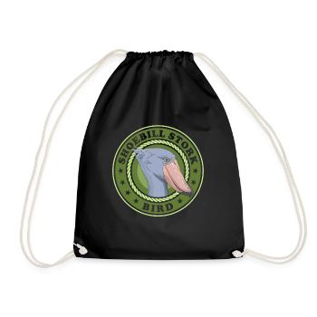 Shoebill oiseau Shoebill Abu Markub cadeau - Sac de sport léger - noir - Devant