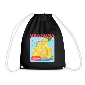 Limonade citron effervescent Stand cadeau - Sac de sport léger - noir - Devant