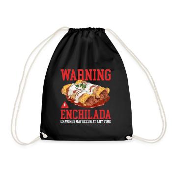 Enchilada Cuisine Mexicaine Enchiladas Cadeau - Sac de sport léger - noir - Devant