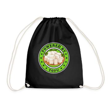Tofu Bean Cheese Bean Curd Vegan Gift - Sac de sport léger - noir - Devant
