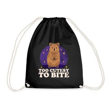 Quokka Kangourou Quokkas Cadeau - Sac de sport léger - noir - Devant