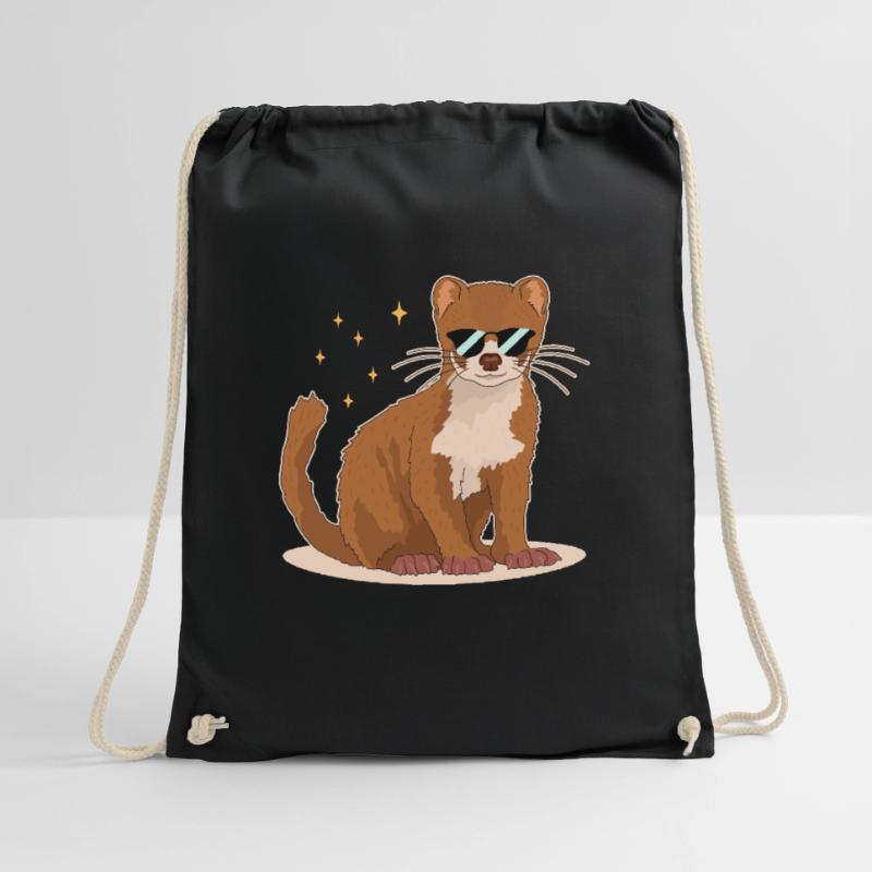 Weasel Mouse Weasel Dwarf Weasel Gift Drawstring Bag