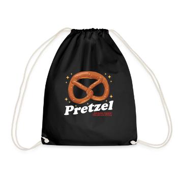 Bretzel Bretzels Cadeau d’amoureux des bretzels - Sac de sport léger - noir - Devant