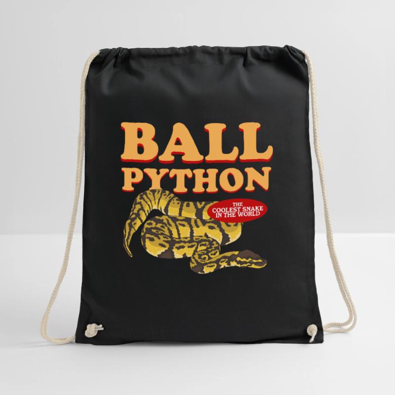 Königspython Python Schlangen Geschenk Turnbeutel