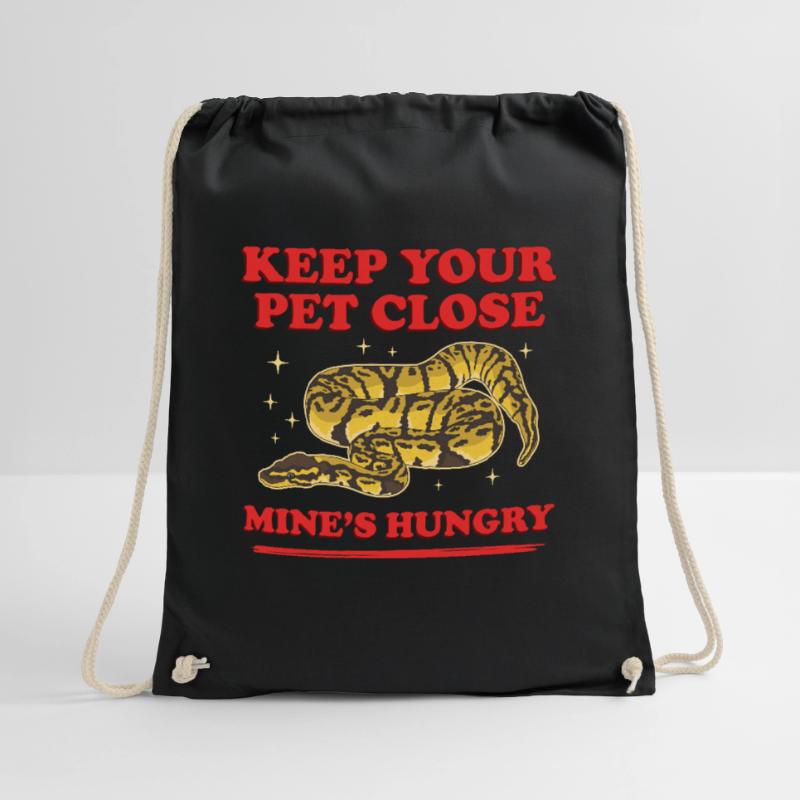 Königspython Schlange Python Geschenk Turnbeutel