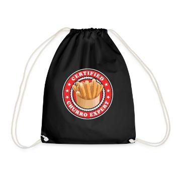 Churro Expert Churros Cadeau - Sac de sport léger - noir - Devant