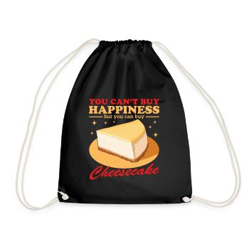 Cheesecake Curd Cake Cadeaux - Sac de sport léger - noir - Devant