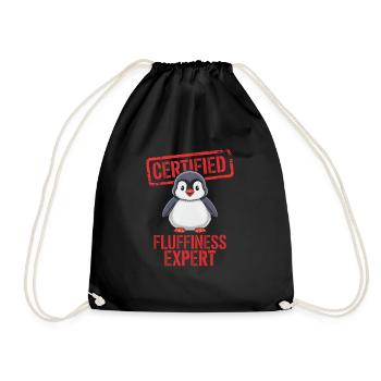 Chemise de nuit Pingouin Pyjama Cadeau - Sac de sport léger - noir - Devant