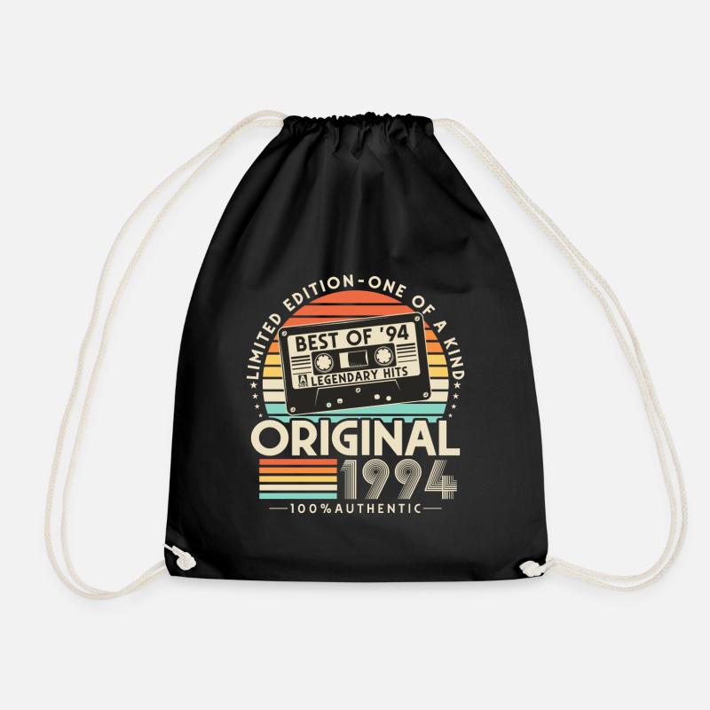 Original 1994 Jahrgang Retro Geburtstag Geschenk - Turnbeutel - Schwarz