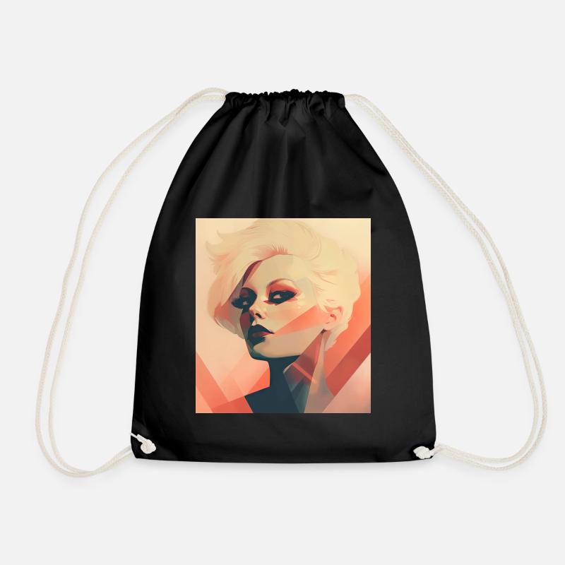 The Look - Drawstring Bag - black