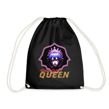 Bad Girl's Queen - Drawstring Bag - black - Front