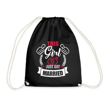 mariage - Sac de sport léger - noir - Devant