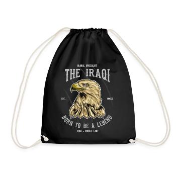 The Iraqi - great Iraq T-shirt - Drawstring Bag - black - Front
