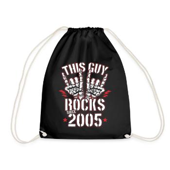 Ce gars a été bercé depuis l’anniversaire du millésime 2005 - Sac de sport léger - noir - Devant