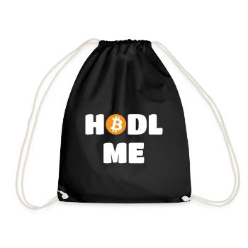 HODL ME - Turnbeutel - Schwarz - Vorne