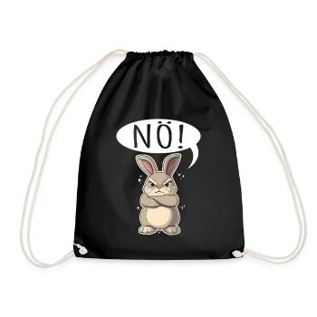 Lower Austrian Bunny Easter Gift - Drawstring Bag - black - Front