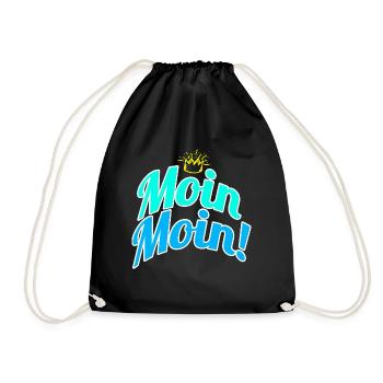 Moin Moin ! - Sac de sport léger - noir - Devant