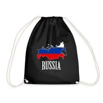 Russie - Sac de sport léger - noir - Devant
