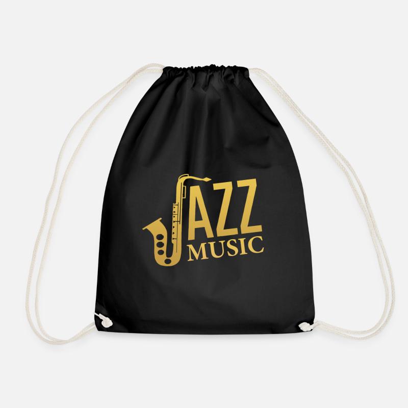 Jazz Music - Turnbeutel - Schwarz