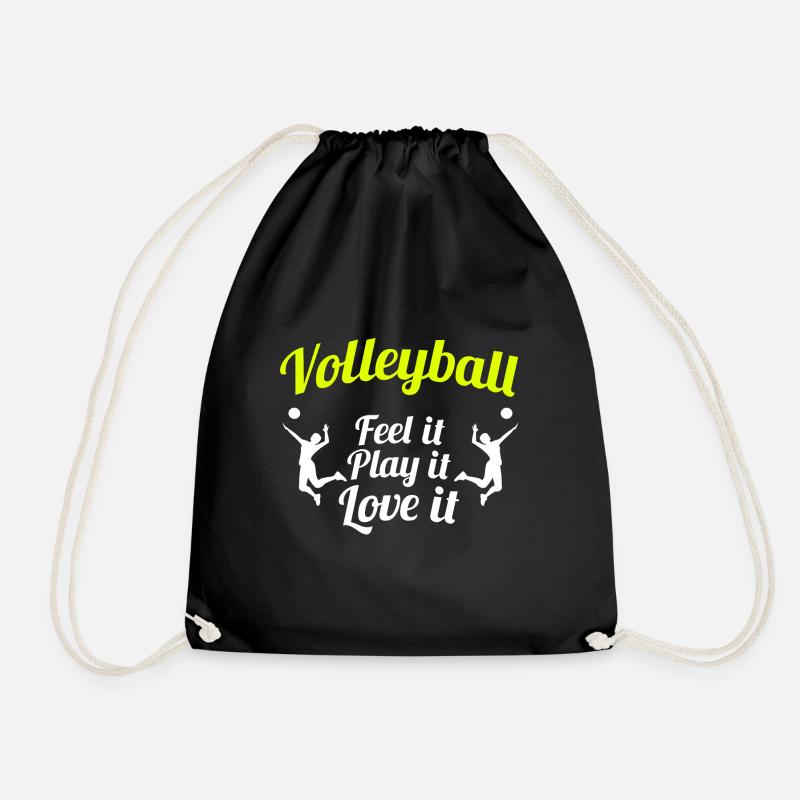 Volley-ball - Sac de sport léger - noir