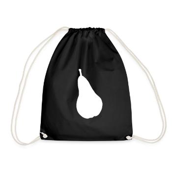 poire - Sac de sport léger - noir - Devant