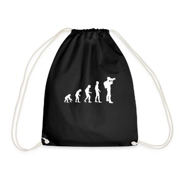 Photographer Photography Evolution - Drawstring Bag - black - Front