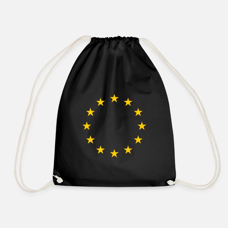Étoiles d'Europe - Sac de sport léger - noir