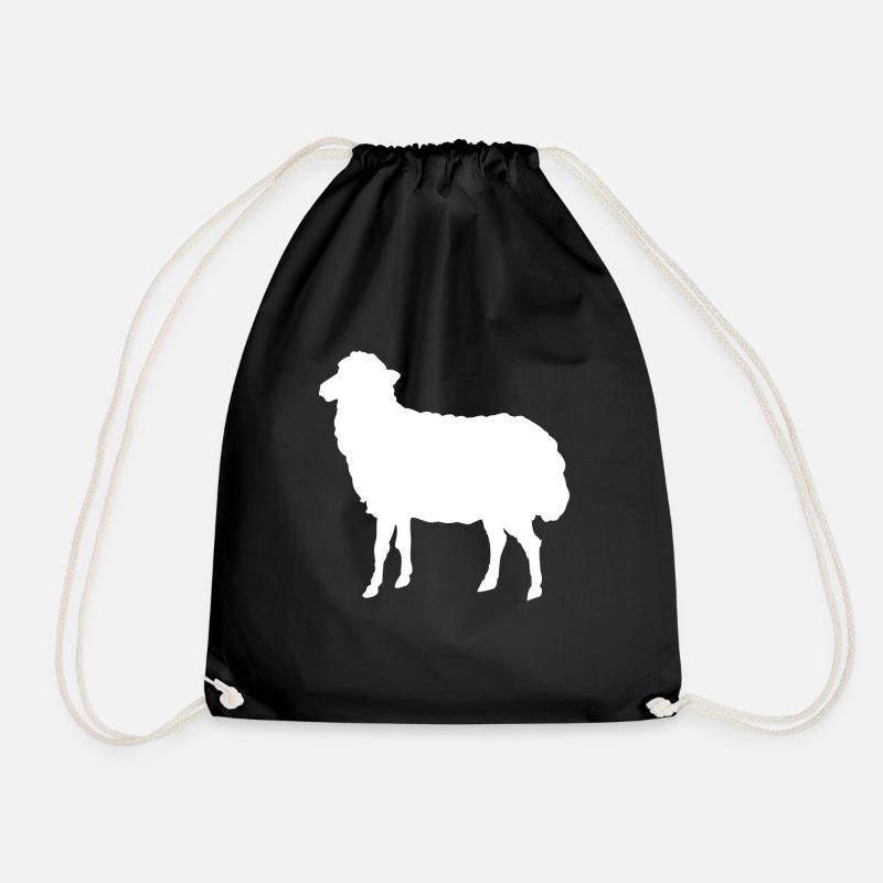 Cadeau de mouton fermier ferme de moutons fermier - Sac de sport léger - noir
