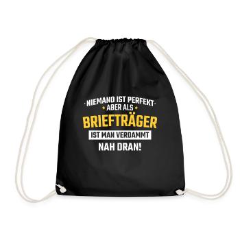 BRIEFTRÄGER - Turnbeutel - Schwarz - Vorne