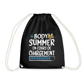 Body Summer Chargement Cadeau Musculation - Sac de sport léger - noir - Devant