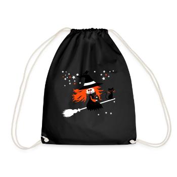 witch - Drawstring Bag - black - Front