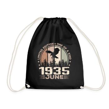 Incomparable since June 1935, 89th Anniversary - Drawstring Bag - black - Front