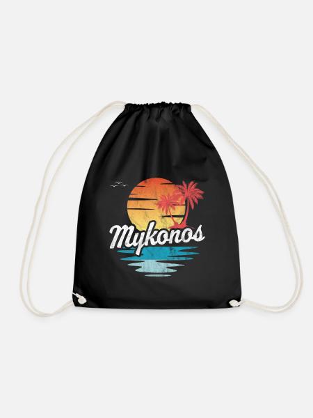 Mykonos - Turnbeutel - Schwarz