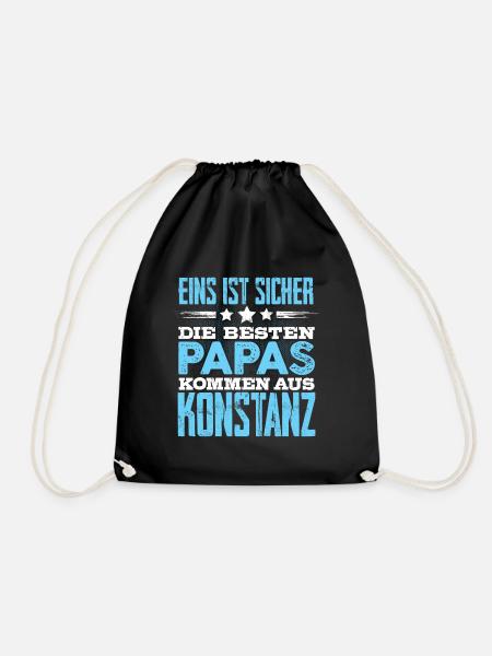 KONSTANZ - papa - Turnbeutel - Schwarz